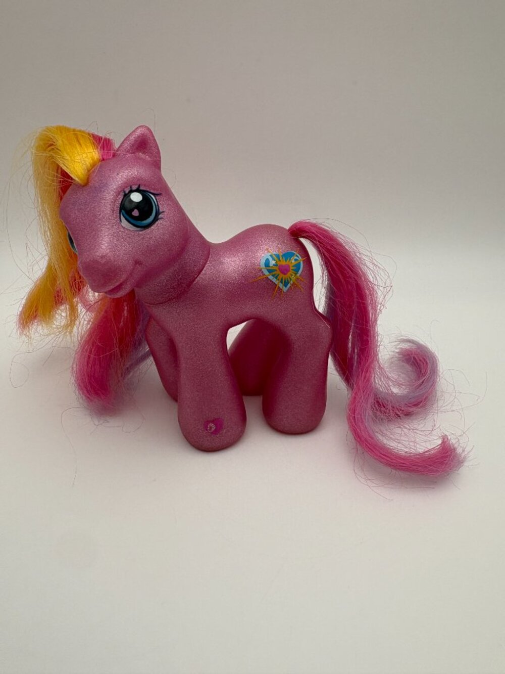 My Little Pony (MLP) Baby Pink Sunsparkle 2002 G3 Hasbro (MLP: LOT1-42)